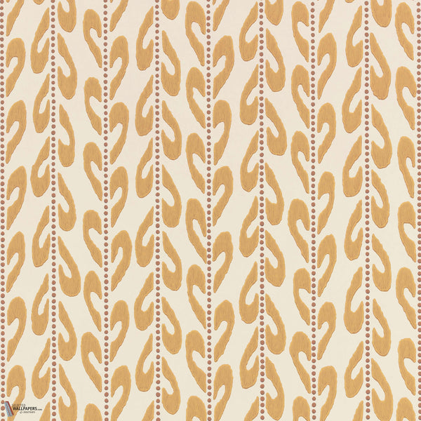 Alden papel pintado en Ochre de Romo