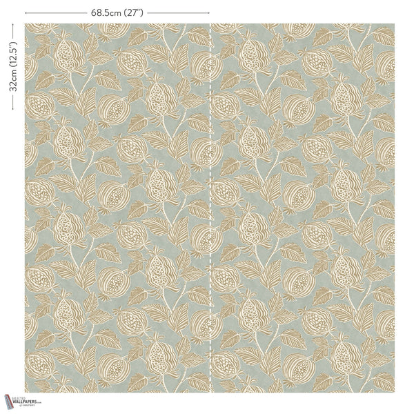 Averly Pigment Mineral Romo Papel Pintado sfeerbeeld