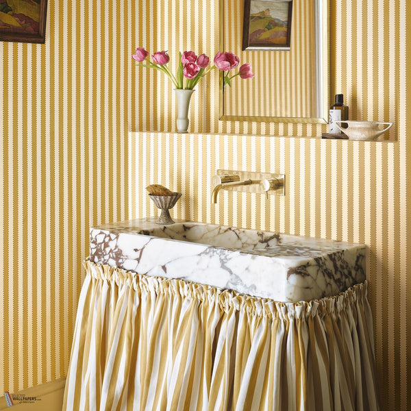 Elin Ochre Romo Papel Pintado sfeerbeeld