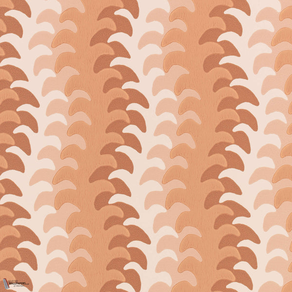 Eshi papel pintado en Tuscan Pink de Romo