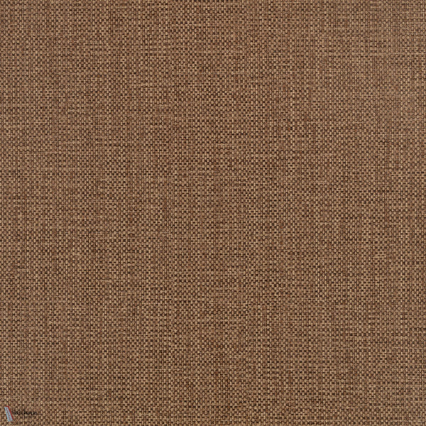 Neri Raffia papel pintado en Chocolate de Romo