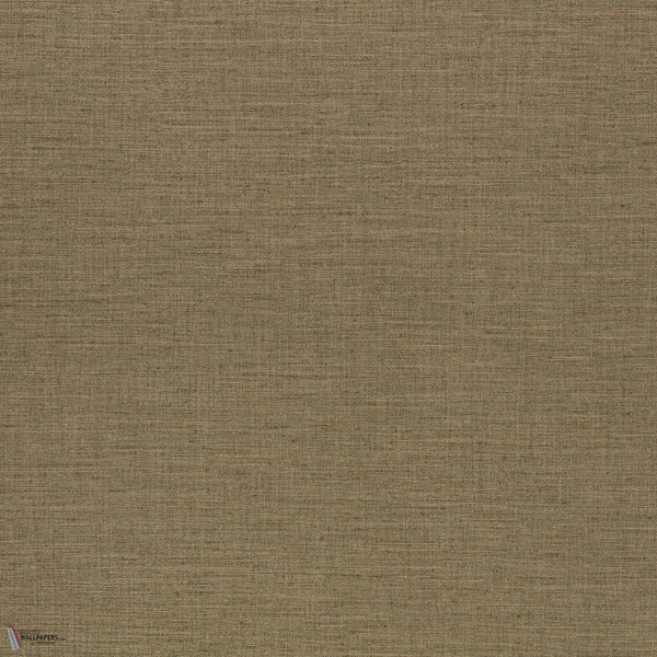 Nysa Linen papel pintado en Tarragon de Romo