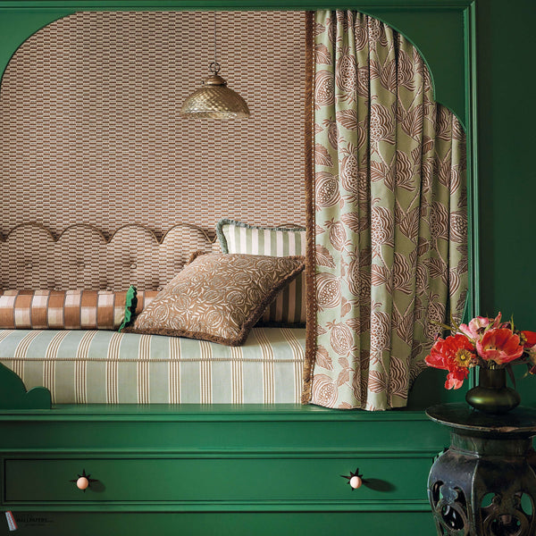 Odara Copper Romo behang sfeerbeeld
