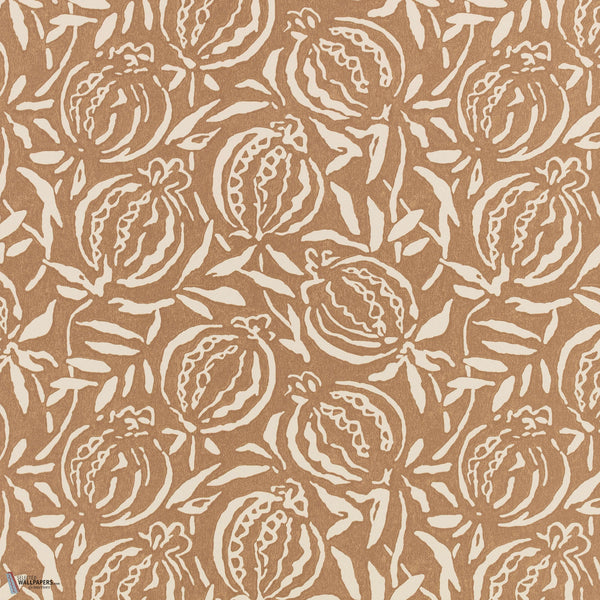 Taia Pigment papel pintado en Copper de Romo