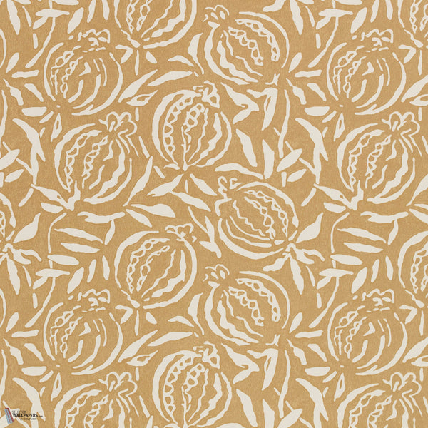 Taia Pigment papel pintado en Ochre de Romo