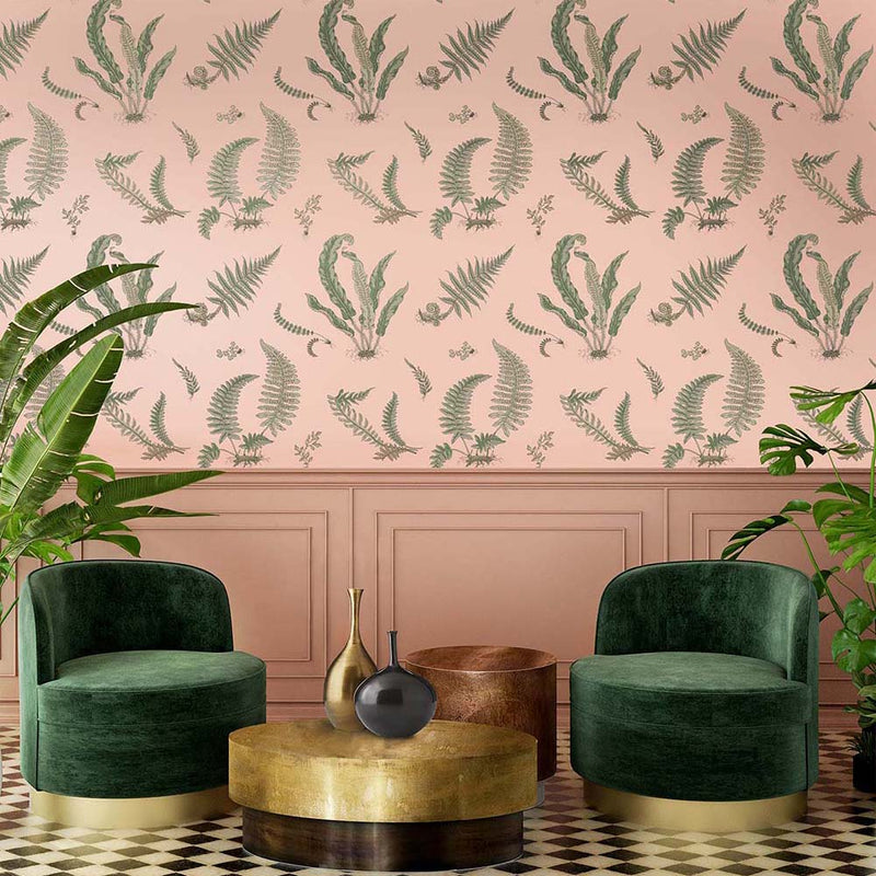 Ferns wallpaper roomshot