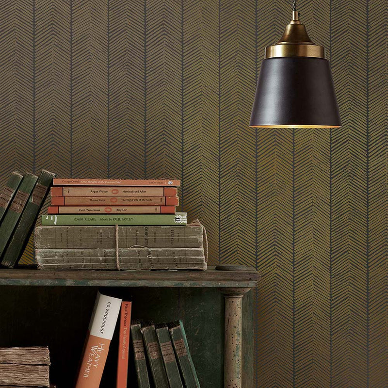 Herringbone Tapete roomshot