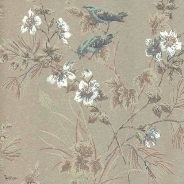 Rosemore wallpaper in Taupe van 1838 wallcoverings