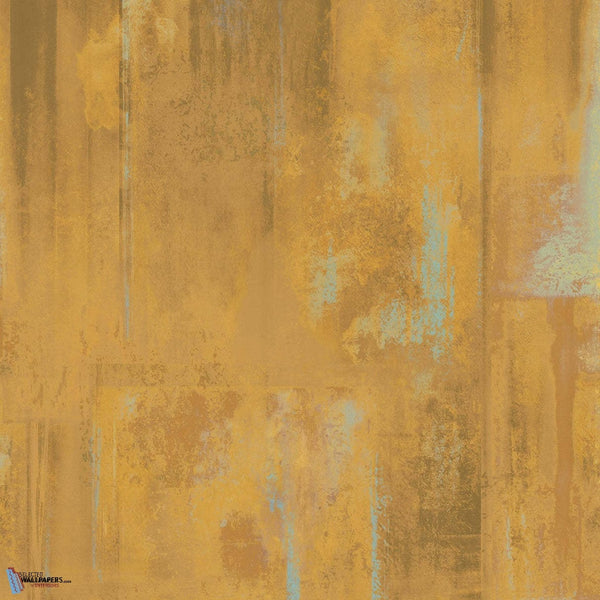 Rusted wallpaper in Yellow van Texam