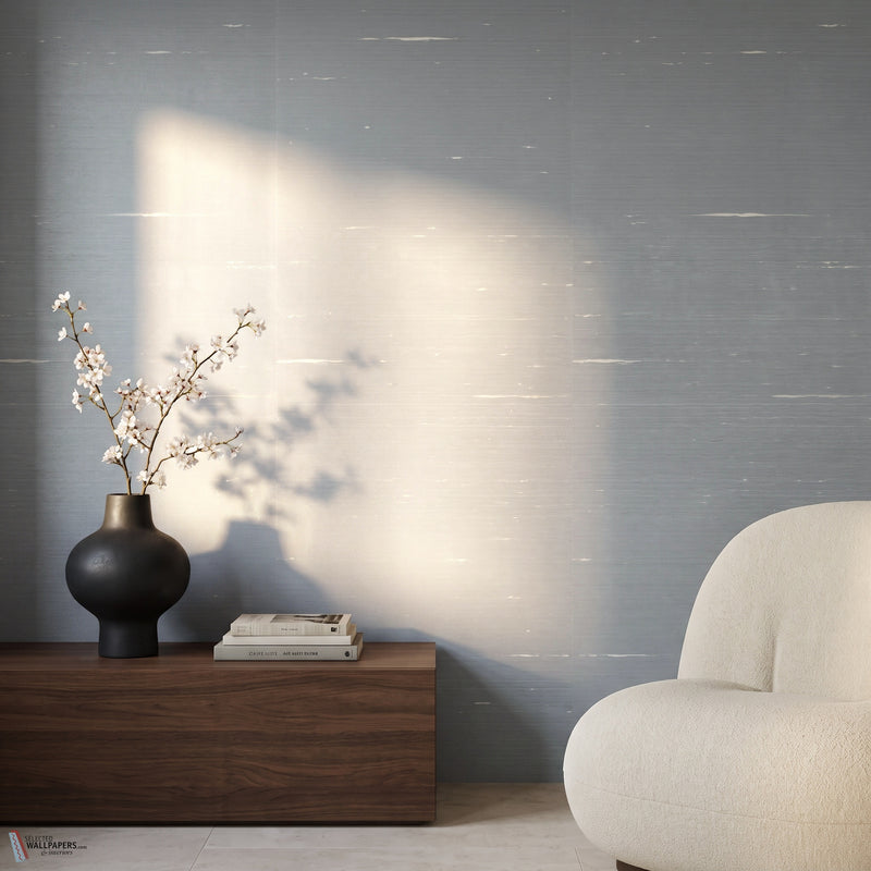 Rustic Brown behang in Wet Weather van Greenland — interieur