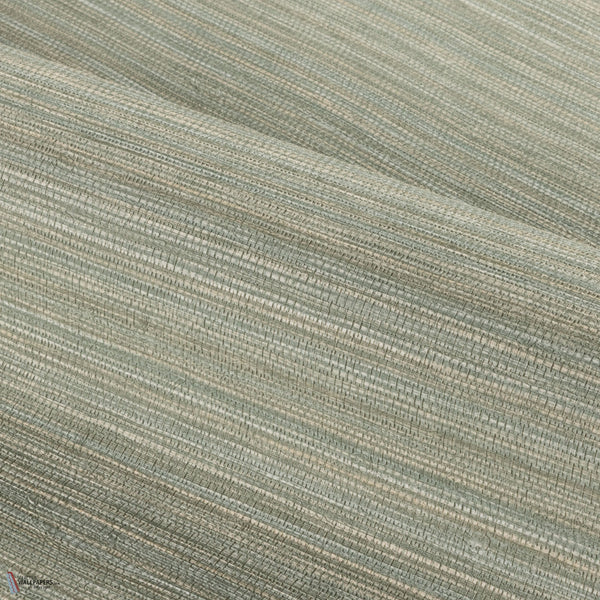 Safra wallpaper in Eucalyptus by Casamance