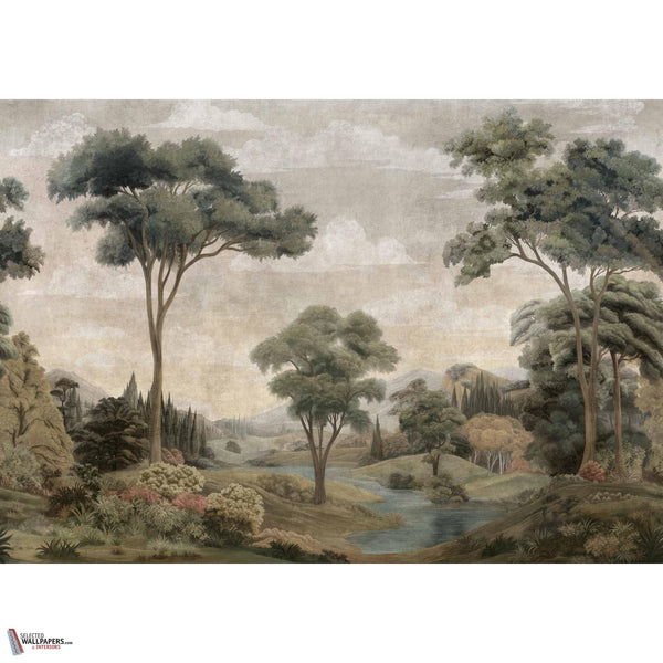 Silk Route Tapete-Coordonne-Sage-Non Woven-M2-Selected Wallpapers-Interiors