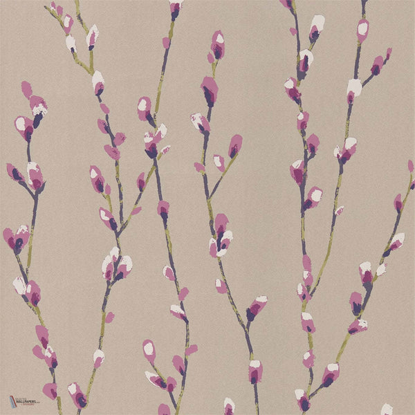 Salice behang in Heather van Harlequin