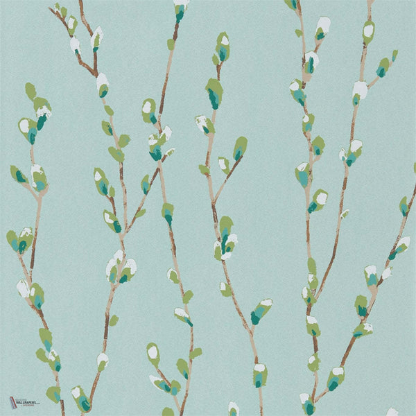 Salice behang in Mint van Harlequin