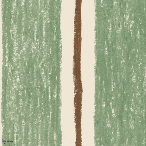 Albin wallpaper in Dark Green by Sandberg