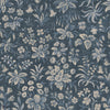 Ania wallpaper in Midnight Blue by Sandberg