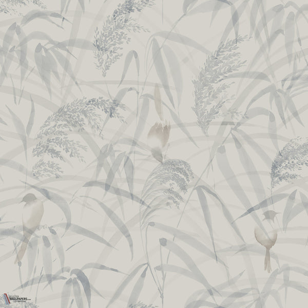 Anna papier peint en Misty Blue de Sandberg