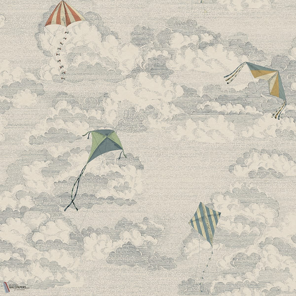 Bonnie And Kites wallpaper in Blue by Sandberg