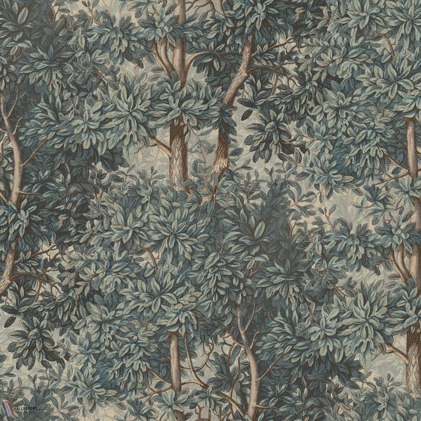 Charles carta da parati in Blue di Sandberg