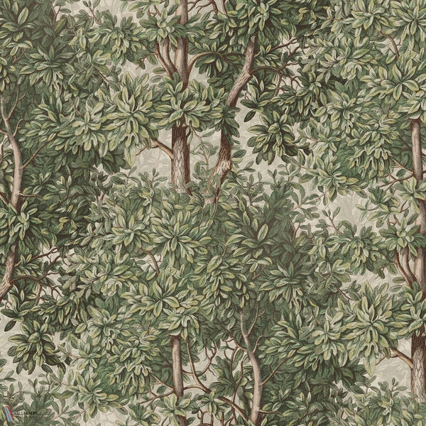 Charles carta da parati in Green di Sandberg