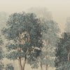 Charles Mural wallpaper in Blue by Sandberg