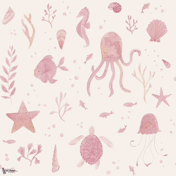 Della papel pintado en Pink de Sandberg