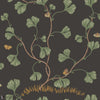 Ebba wallpaper in Charcoal by Sandberg