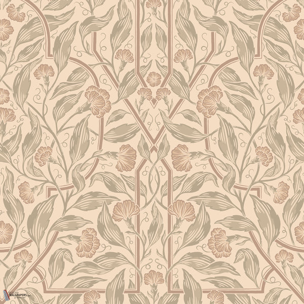 Edda wallpaper in Beige by Sandberg