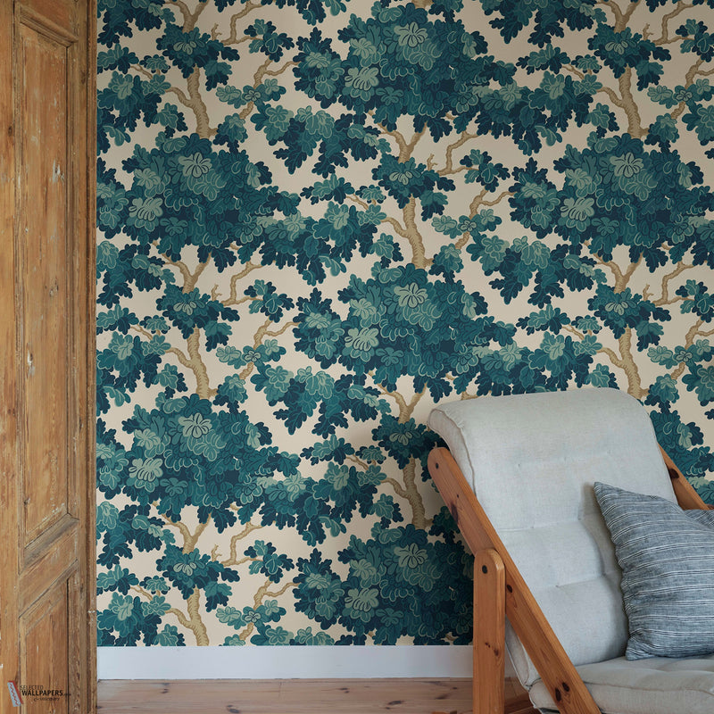 Eken behang van Sandberg — interieur