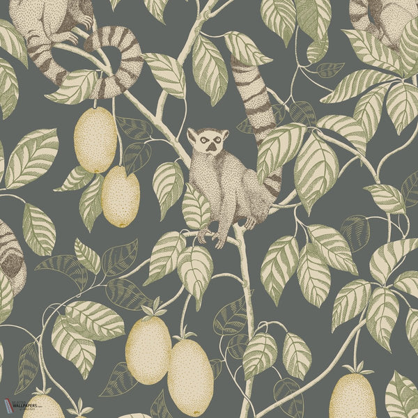 Elliot wallpaper in Dark Blue by Sandberg