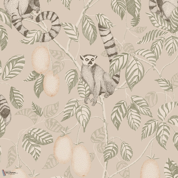 Elliot wallpaper in Sandstone by Sandberg