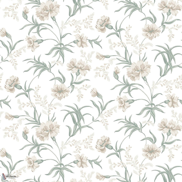 Emilie wallpaper in Spring Green by Sandberg