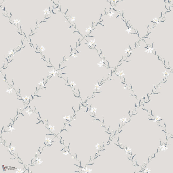 Ewa wallpaper in Gray by Sandberg
