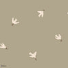 Frida behang in Olive Green van Sandberg