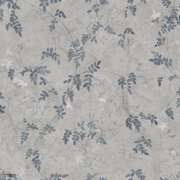 Irene papier peint en Indigo Blue de Sandberg