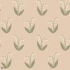 Lilly papel pintado en Blush de Sandberg