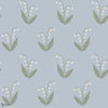 Lilly papel pintado en Light Blue de Sandberg