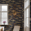 Scandinavian Fish behang van Sandberg