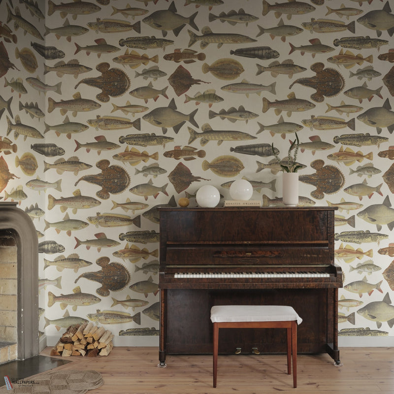Scandinavian Fish wallpaper by Sandberg