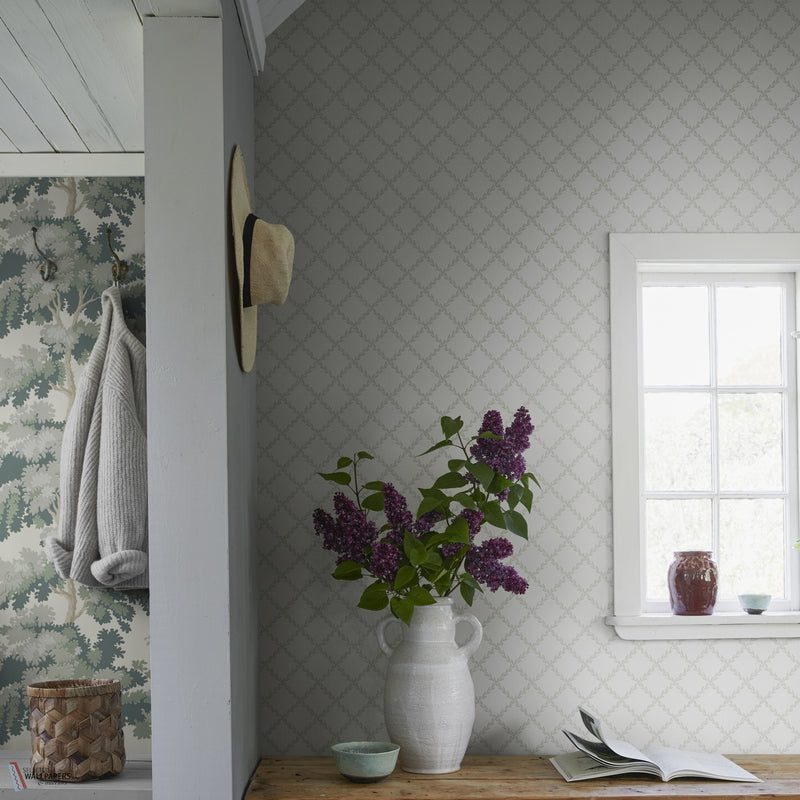 Trellis wallpaper by Sandberg