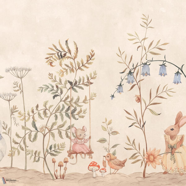 Vilhelmina wallpaper in Beige by Sandberg