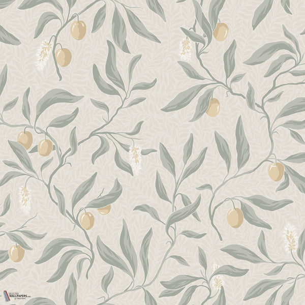 Vinnie behang in Sage Green van Sandberg