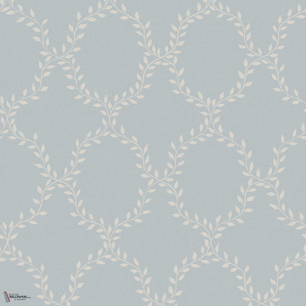 Wilma papier peint en Misty Blue de Sandberg