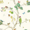 Woodland Chorus papier peint en Botanical/Multi de Sanderson