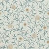 Scroll wallpaper in Loden/Slate van Morris & Co