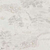 Sea Houses wallpaper in Chalk/Silver van Sanderson