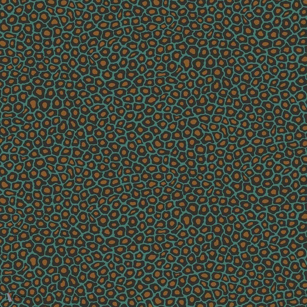 Senzo Spot behang in Metallic Gold & Teal van Cole & Son