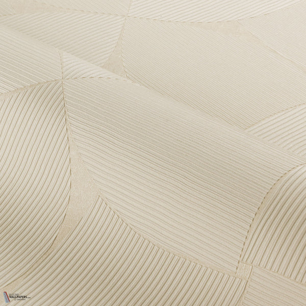 Sienna wallpaper in Ivoire by Casamance