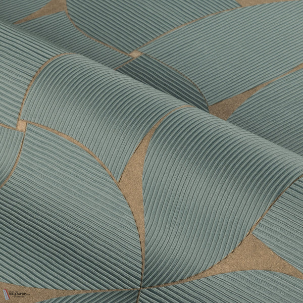 Sienna wallpaper in Topaze by Casamance