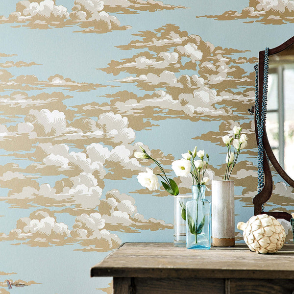 Silvi Clouds wallpaper van Sanderson